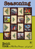 Villa Rosa Designs Seasoning  pattern - fat quarter quilt pattern - villa rosa - panel quilt pattern