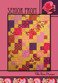 Villa Rosa Designs Senior Prom pattern - fat quarter quilt pattern - villa rosa - layer cake pattern