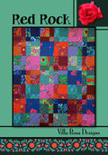 Villa Rosa Designs Red Rock pattern - fat quarter quilt pattern - villa rosa - layer cake pattern