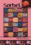 Villa Rosa Designs Sorbet pattern - fat quarter quilt pattern - villa rosa