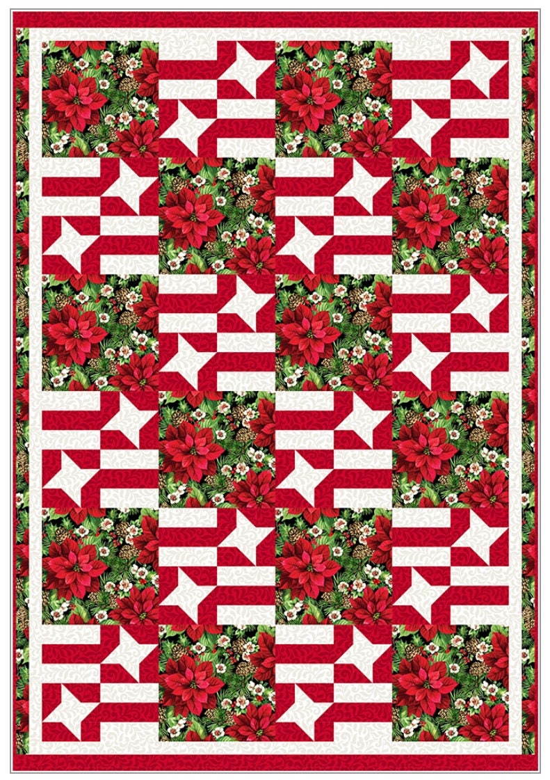 Fabric Cafe Patriotic Pride 3 Yard Quilt Pattern - Quilt Pattern - Fabric Cafe Pattern - 3 yard quilts