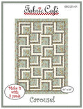 Fabric Cafe Carousel Pattern 3 Yard Quilt Pattern - Quilt Pattern - Fabric Cafe Pattern