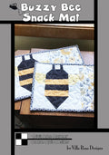 Villa Rosa Designs Buzzy Bee Snack Mat pattern - snack mat quilt pattern - villa rosa - snack mat - mug rug pattern
