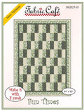 Fabric Cafe Fun Times Pattern 3 Yard Quilt Pattern - Quilt Pattern - Fabric Cafe Pattern