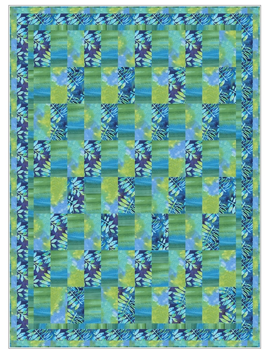 Fabric Cafe Fun Times Pattern 3 Yard Quilt Pattern - Quilt Pattern - Fabric Cafe Pattern