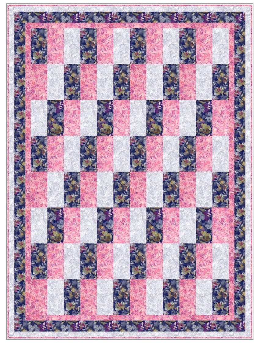 Fabric Cafe Fun Times Pattern 3 Yard Quilt Pattern - Quilt Pattern - Fabric Cafe Pattern