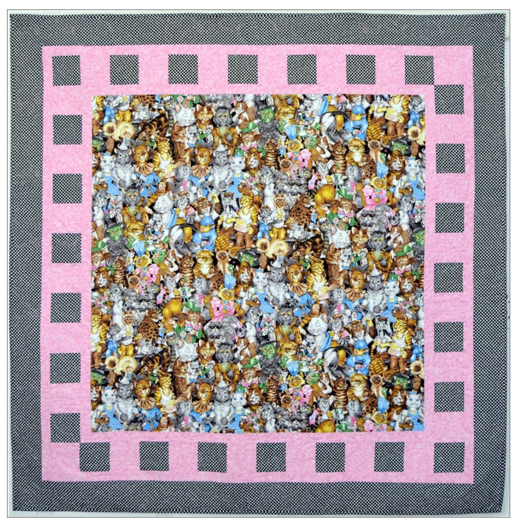 Fabric Cafe Big Picture Pattern 3 Yard Quilt Pattern - Quilt Pattern - Fabric Cafe Pattern