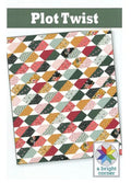 A Bright Corner Plot Twist Quilt Pattern quilt pattern - quilt pattern - paper pattern - layer cake  pattern