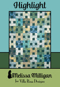 Villa Rosa Designs Highlight pattern - fat quarter quilt pattern - villa rosa