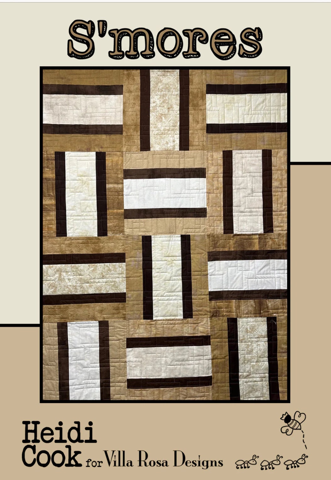 Villa Rosa Designs S’mores pattern - fat quarter quilt pattern - villa rosa