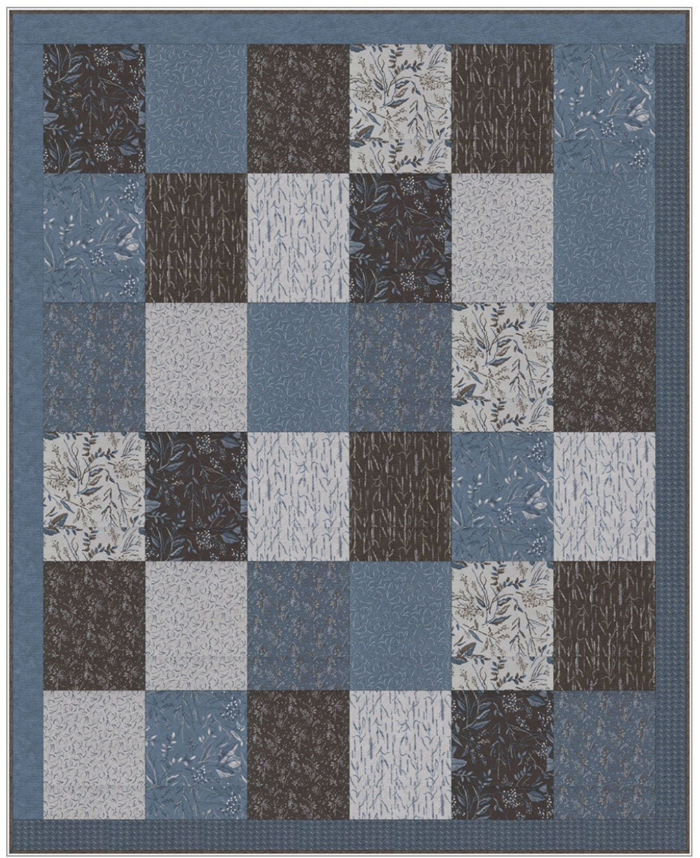 Fabric Cafe Patch Happy Fat Quarter Quilt Pattern - Quilt Pattern - Fabric Cafe Pattern - Fat Quarter Quilt Pattern