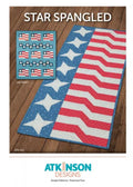 Star Spangled Quilt Pattern Atkinson Designs quilt pattern - quilt pattern - paper pattern - fat quarter pattern