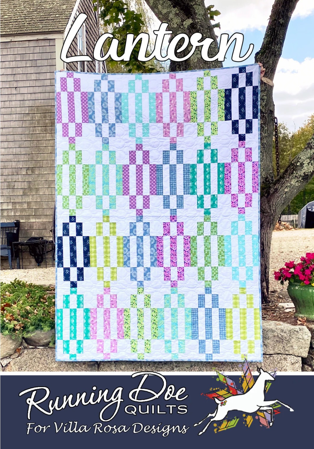 Villa Rosa Designs Lantern pattern - fat quarter quilt pattern - villa rosa