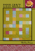 Villa Rosa Designs Emma Grace pattern - 5” quilt pattern - villa rosa - charm pack pattern - tablerunner pattern