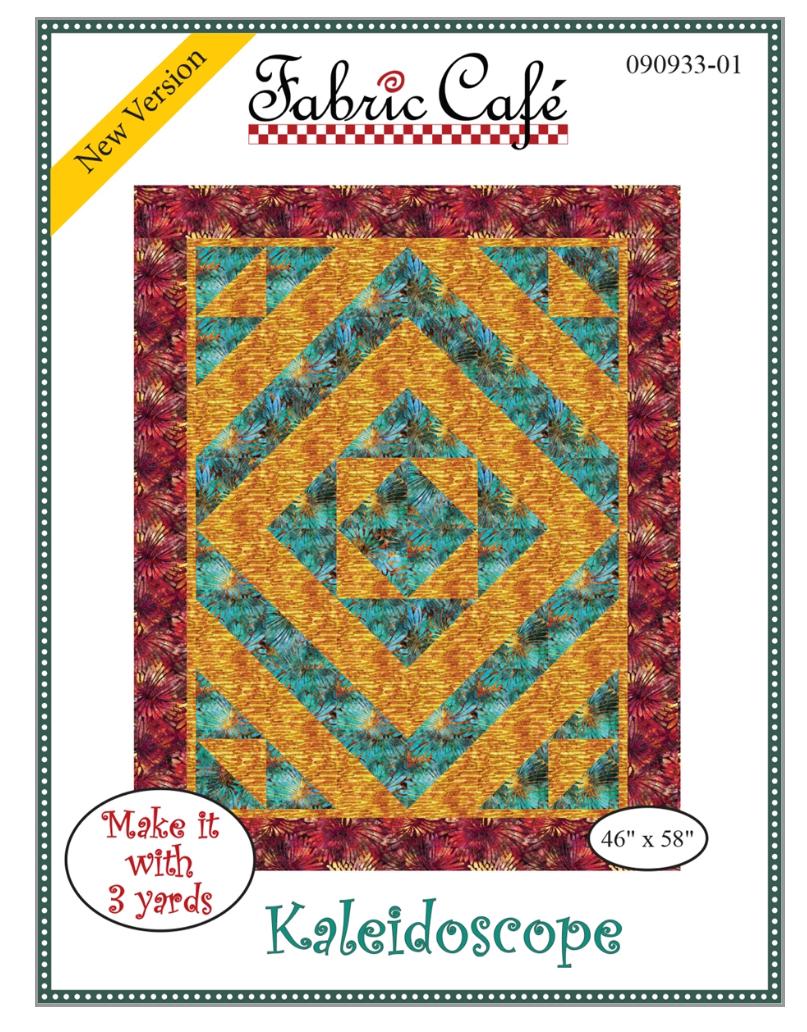 Fabric Cafe Kaleidoscope Pattern 3 Yard Quilt Pattern - Quilt Pattern - Fabric Cafe Pattern