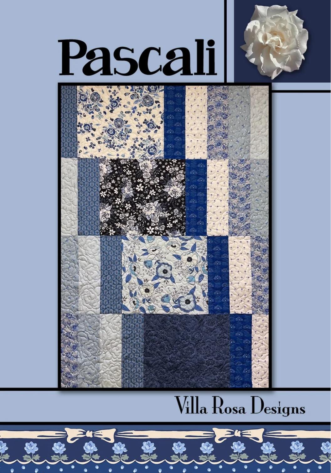 Villa Rosa Designs Pascali pattern - fat quarter quilt pattern - villa rosa