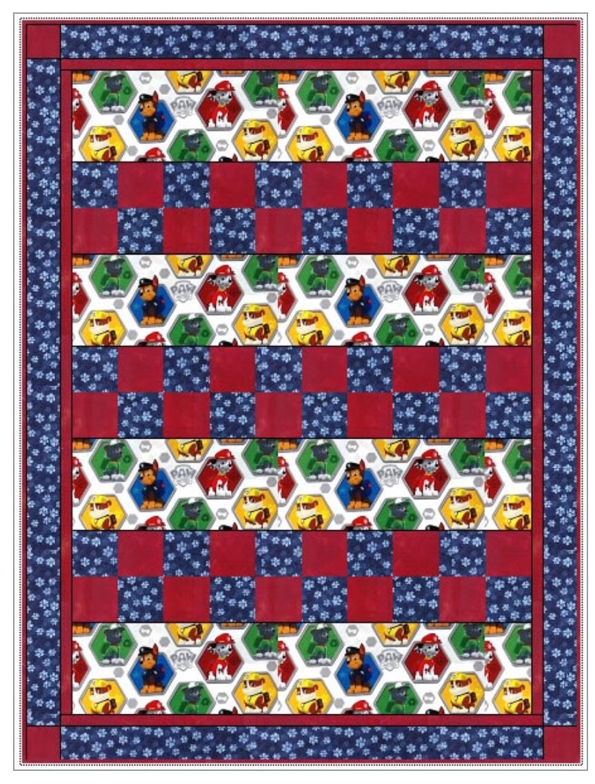 Fabric Cafe Checkmate Pattern  3 Yard Quilt Pattern - Quilt Pattern - Fabric Cafe Pattern - 3 yard quilts