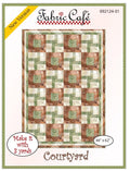 Fabric Cafe Courtyard Pattern 3 Yard Quilt Pattern - Quilt Pattern - Fabric Cafe Pattern