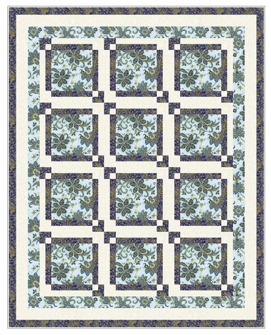 Fabric Cafe Sugar Pie Pattern  3 Yard Quilt Pattern - Windmill Pattern - Quilt Pattern - Fabric Cafe Pattern - 3 yard quilts