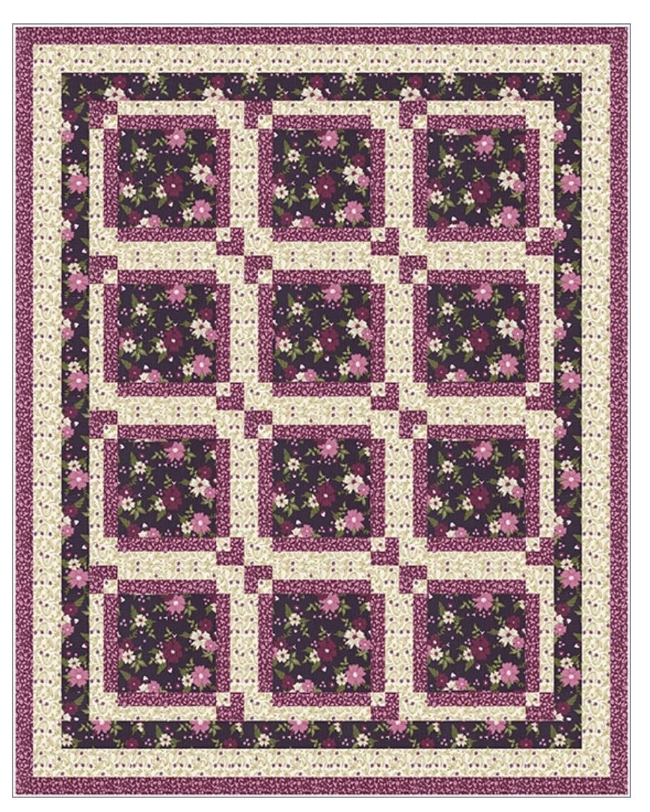 Fabric Cafe Sugar Pie Pattern  3 Yard Quilt Pattern - Windmill Pattern - Quilt Pattern - Fabric Cafe Pattern - 3 yard quilts