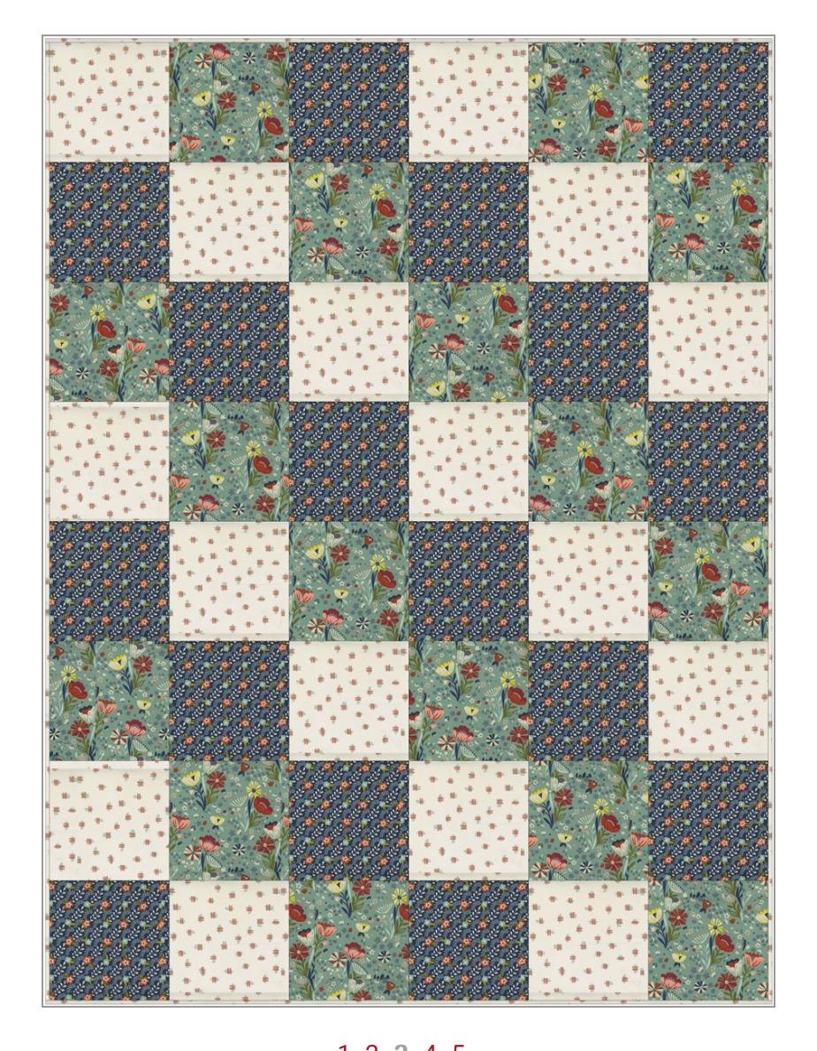 Fabric Cafe EZ Patch Pattern 3 Yard Quilt Pattern - Quilt Pattern - Fabric Cafe Pattern