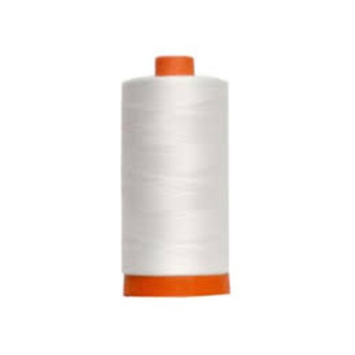 Aurifil Thread White #2024 - Aurifil Thread - Aurifil 50 weight thread - Sewing Thread - Quilting Thread