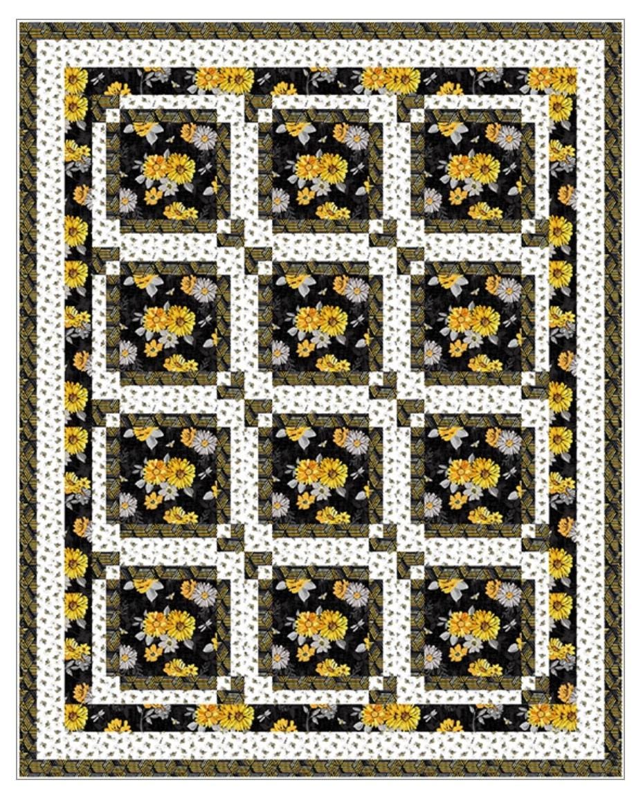 Fabric Cafe Sugar Pie Pattern  3 Yard Quilt Pattern - Windmill Pattern - Quilt Pattern - Fabric Cafe Pattern - 3 yard quilts