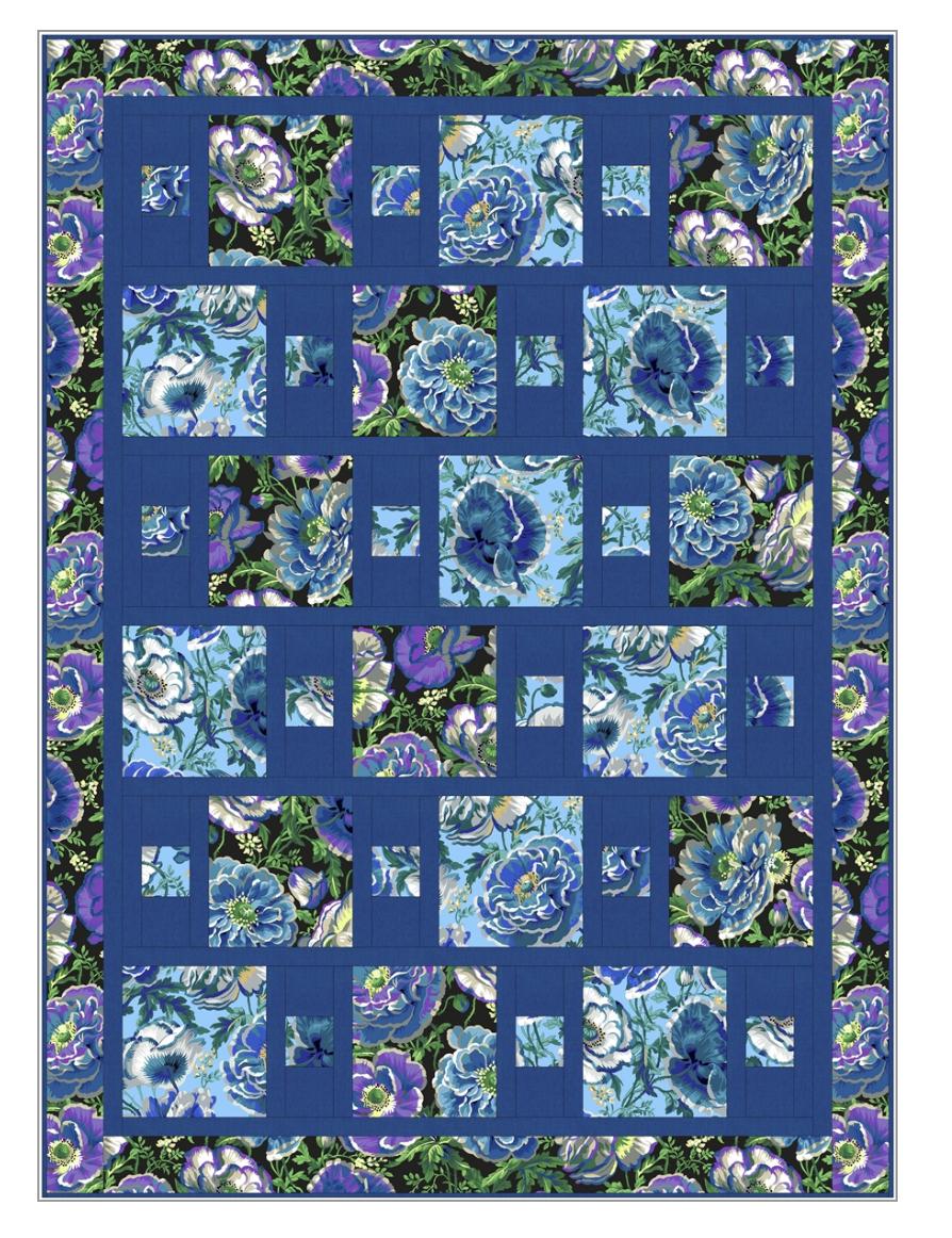 Fabric Cafe Dash Pattern 3 Yard Quilt Pattern - 3 Pattern - Quilt Pattern - Fabric Cafe Pattern