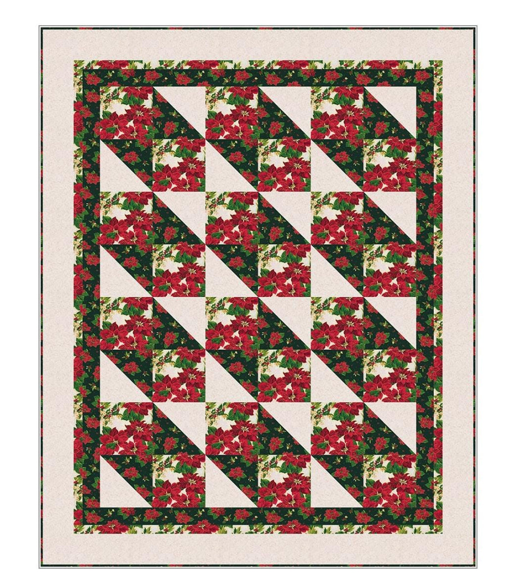Fabric Cafe Boxes & Bows 3 Yard Quilt Pattern  - Quilt Pattern - Fabric Cafe Pattern