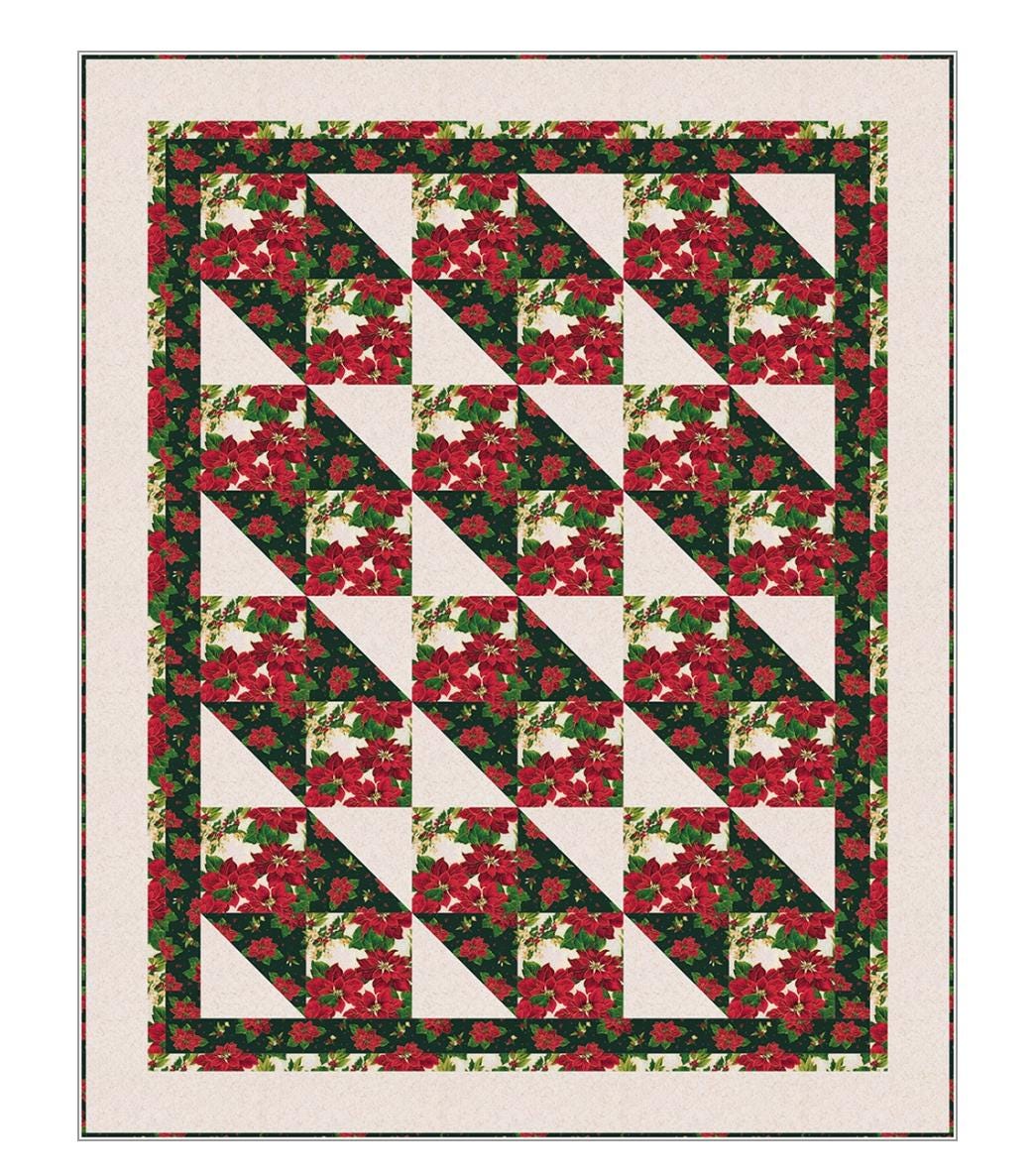 Fabric Cafe Boxes & Bows 3 Yard Quilt Pattern  - Quilt Pattern - Fabric Cafe Pattern