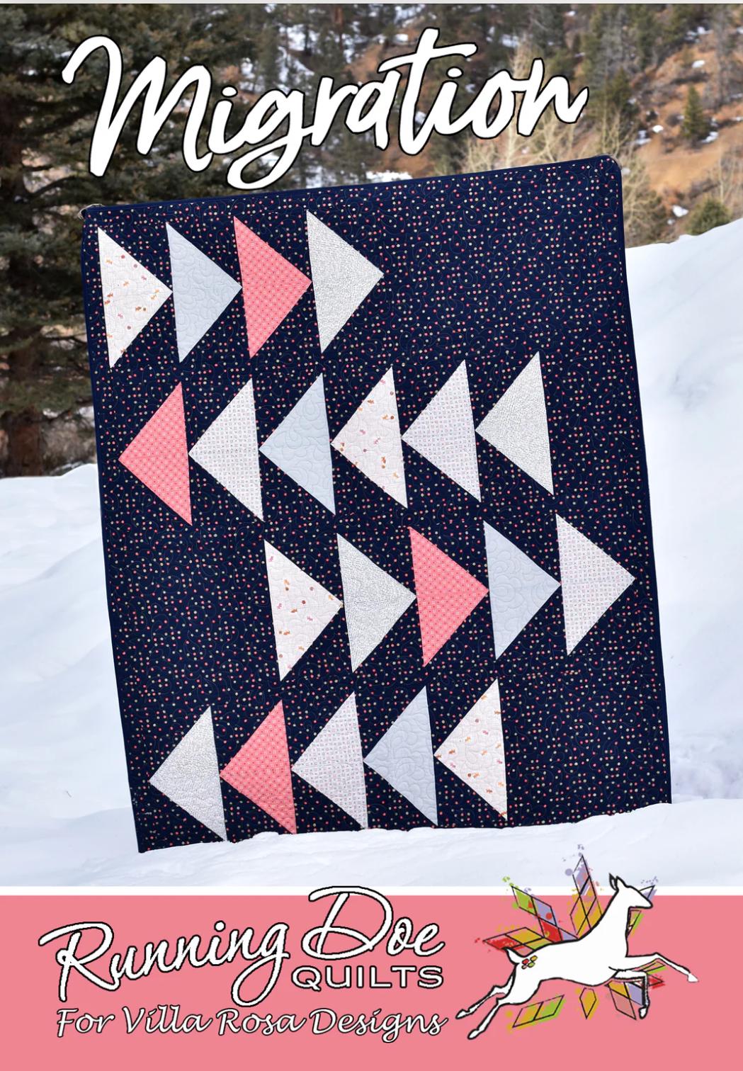 Villa Rosa Designs Migration  pattern - fat quarter quilt pattern - villa rosa - Nevada quilt pattern
