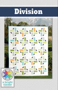 A Bright Corner Division Quilt Pattern - jellyroll pattern - fat quarter pattern