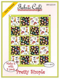 Fabric Cafe Pretty Simple Pattern 3 Yard Quilt Pattern - Quilt Pattern - Fabric Cafe Pattern - 3 yard quilts