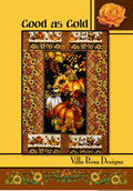 Villa Rosa Designs Good as Gold pattern - fat quarter quilt pattern - villa rosa