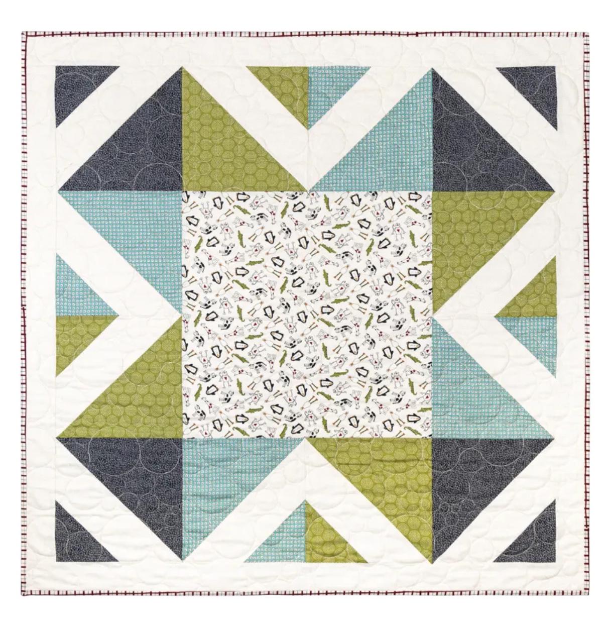 It’s so Emma Menagerie Quilt pattern - fat quarter pattern - little P quilt pattern