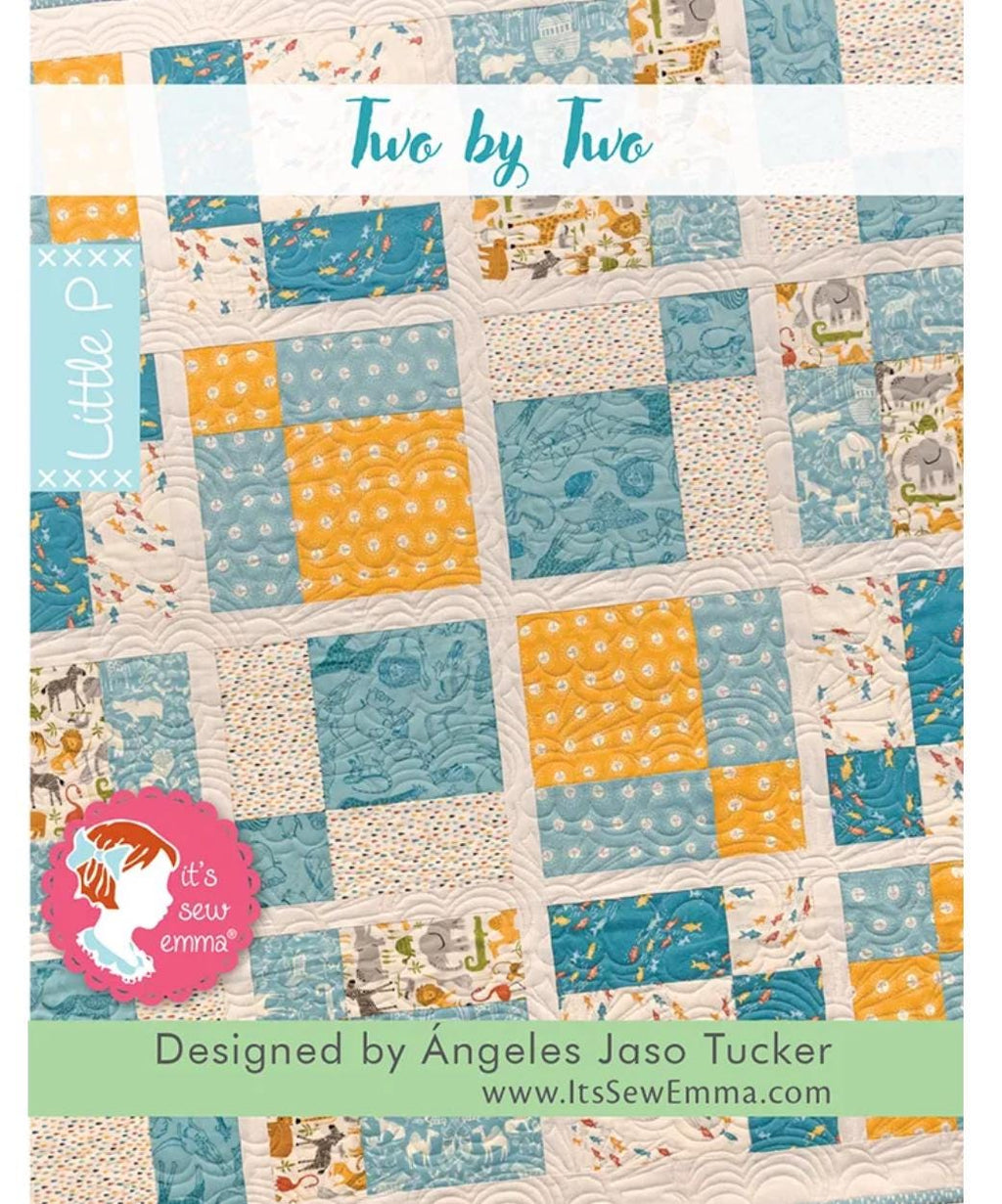 It’s so Emma Two by Two Quilt pattern - fat quarter pattern - little P quilt pattern