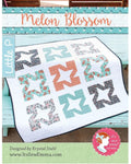 It’s so Emma Melon Blossom Quilt pattern - fat quarter pattern - little P quilt pattern