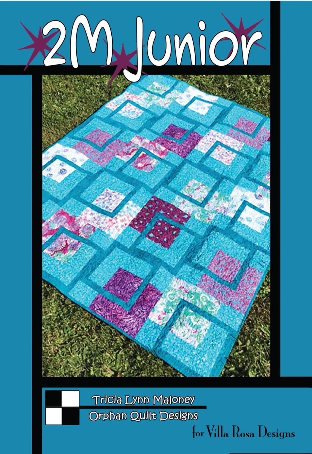 Villa Rosa Designs 2M Junior pattern - fat quarter quilt pattern - villa rosa