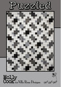 Villa Rosa Designs Puzzled pattern - Layer Cake quilt pattern - villa rosa - 10” quilt pattern - charm pack quilt pattern