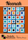 Villa Rosa Designs Neenah Quilt pattern - fat quarter quilt pattern - villa rosa - fat eighths pattern