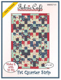 Fabric Cafe Fat Quarter Strip Quilt Pattern - Quilt Pattern - Fabric Cafe Pattern