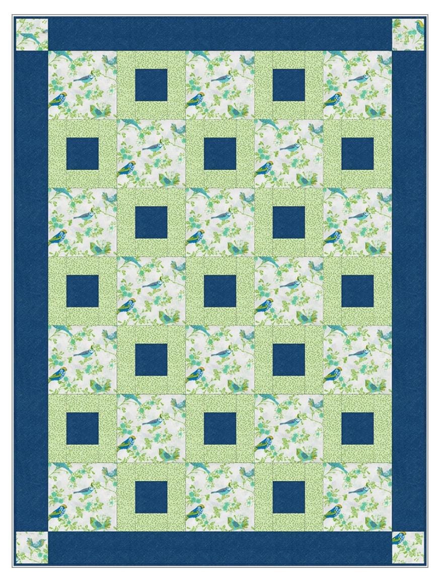 Fabric Cafe Pretty Please Pattern  3 Yard Quilt Pattern - Quilt Pattern - Fabric Cafe Pattern - 3 yard quilts