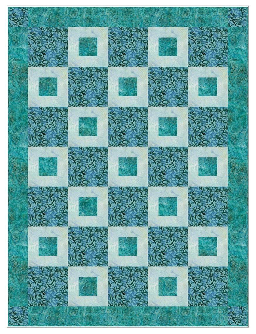 Fabric Cafe Pretty Please Pattern  3 Yard Quilt Pattern - Quilt Pattern - Fabric Cafe Pattern - 3 yard quilts