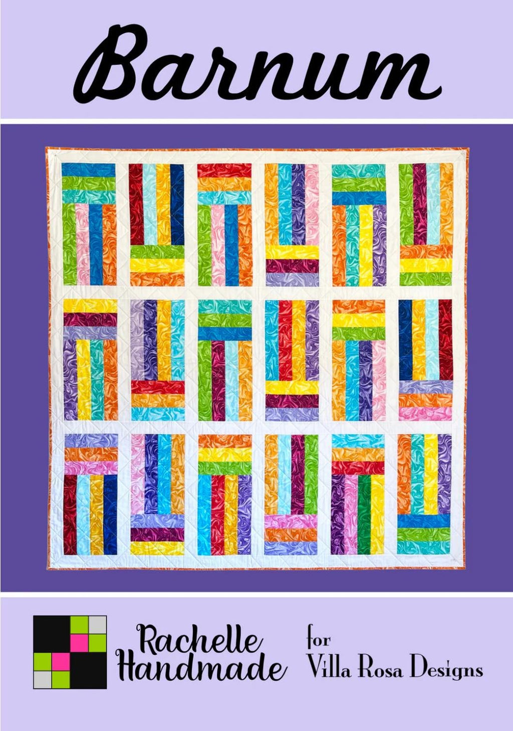 Villa Rosa Designs Barnum pattern - 2.5” quilt pattern - villa rosa - jellyroll pattern - pattern - quilt pattern