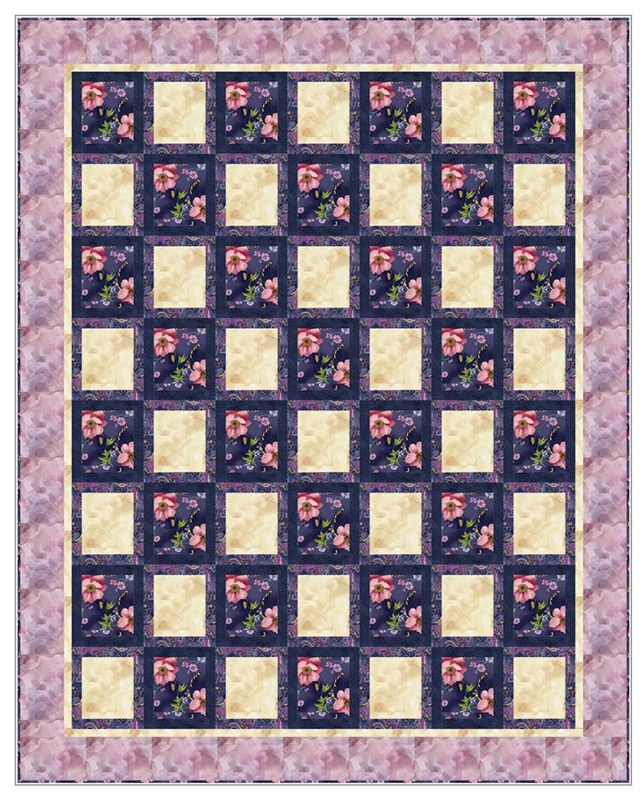 Fabric Cafe Block Party 5 Yard Quilt Pattern - Block Party Pattern - Quilt Pattern - Fabric Cafe Pattern - 5 yard quilts