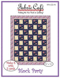 Fabric Cafe Block Party 5 Yard Quilt Pattern - Block Party Pattern - Quilt Pattern - Fabric Cafe Pattern - 5 yard quilts