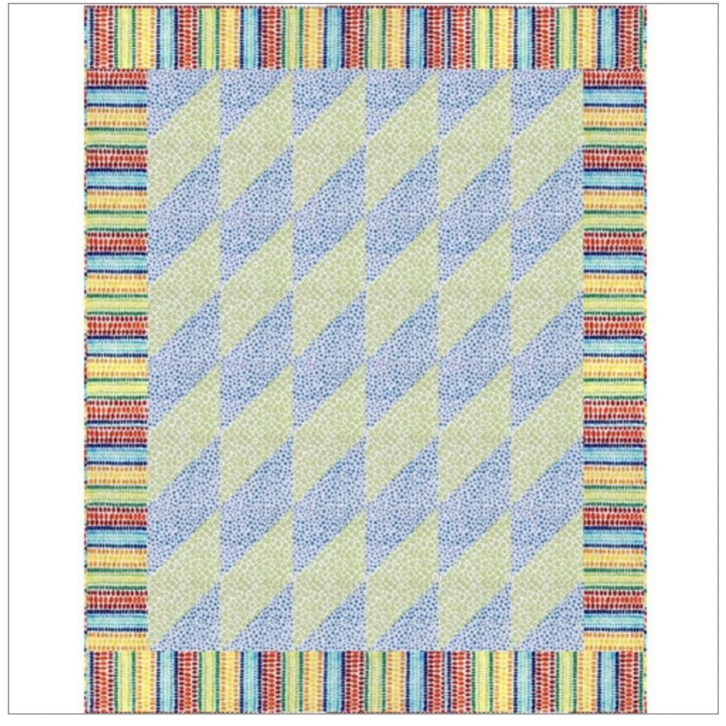 Fabric Cafe Candy Stripe Pattern 3 Yard Quilt Pattern - Quilt Pattern - Fabric Cafe Pattern