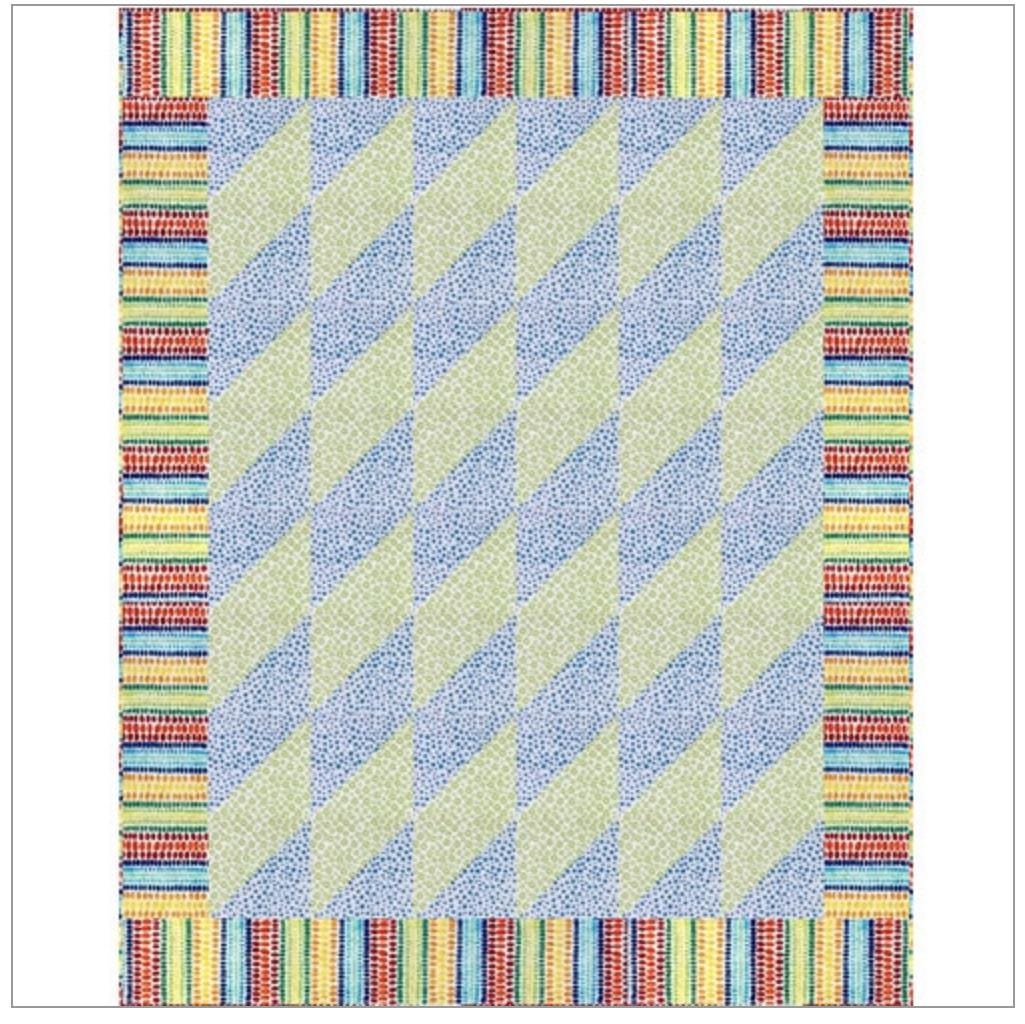 Fabric Cafe Candy Stripe Pattern 3 Yard Quilt Pattern - Quilt Pattern - Fabric Cafe Pattern
