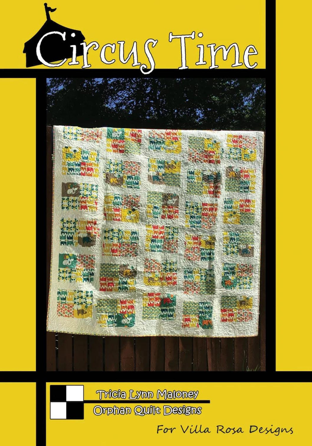 Villa Rosa Designs Circus Time pattern - fat quarter quilt pattern - villa rosa