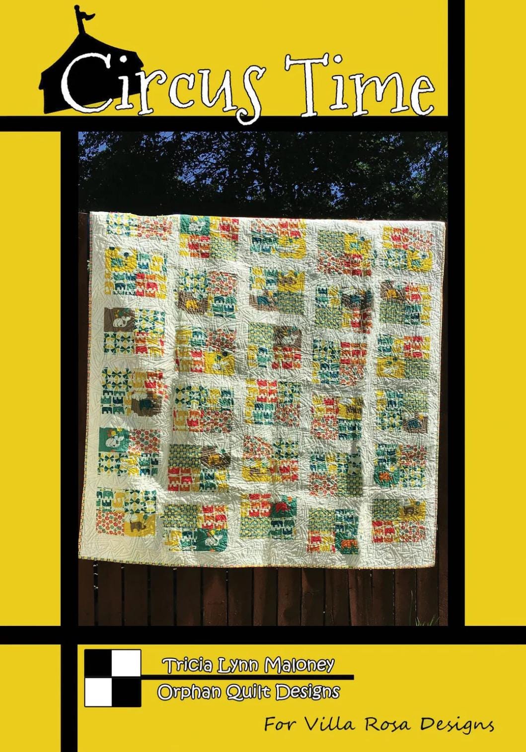 Villa Rosa Designs Circus Time pattern - fat quarter quilt pattern - villa rosa
